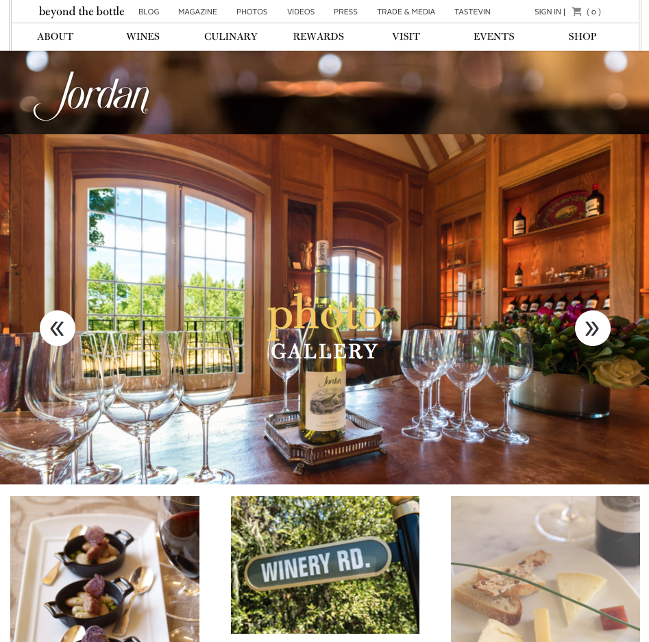 Screen grab from jordanwinerycom