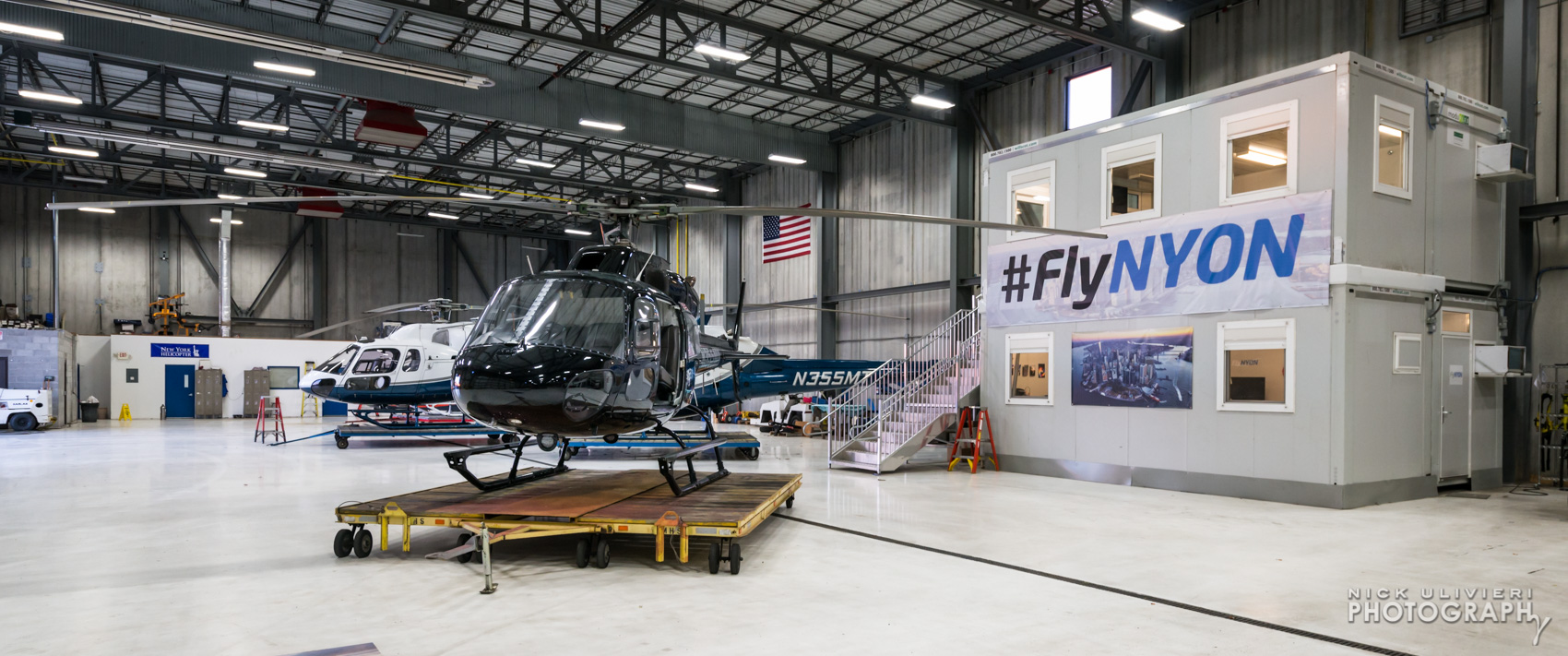 #FlyNYON - Kearny Heliport Hangar