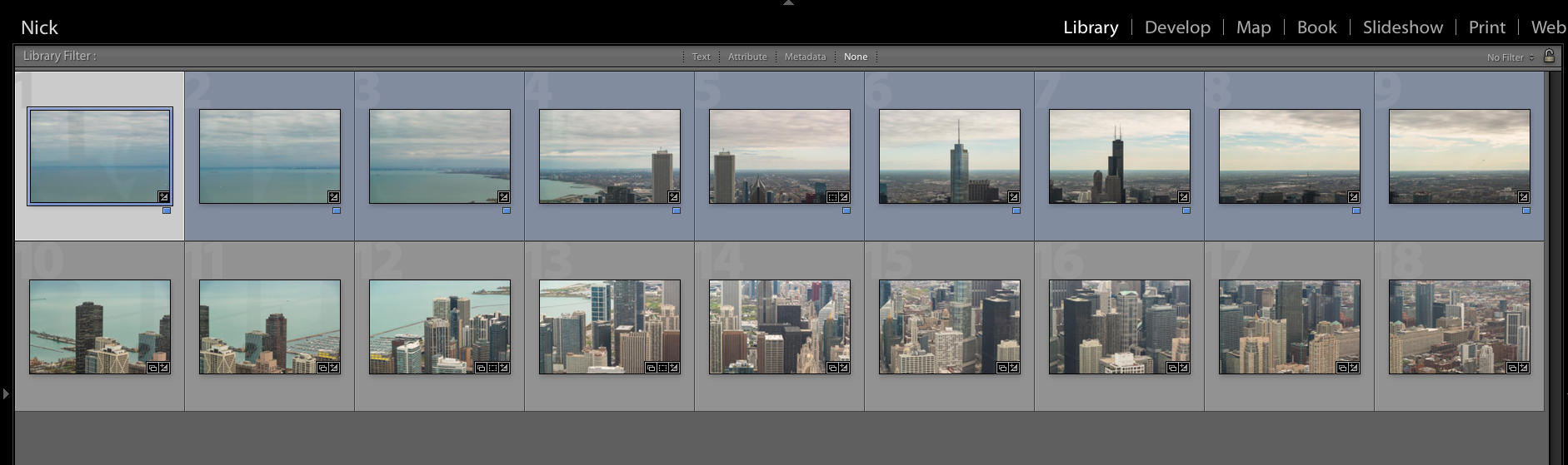 Panoramic Bach Test Frames