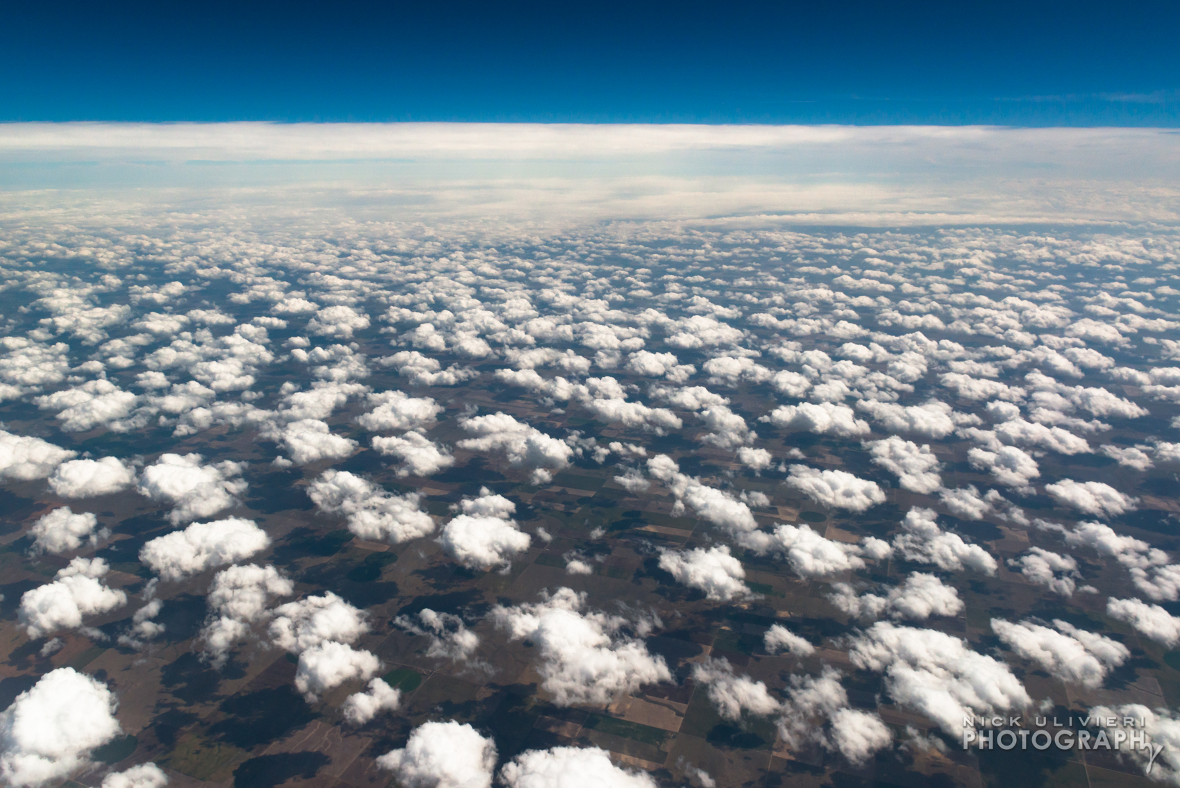 Fair Weather Cumulus Clouds over the plains