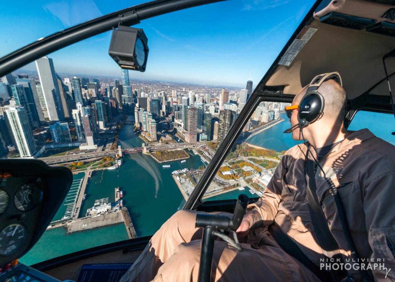 Aerials from the cockpit