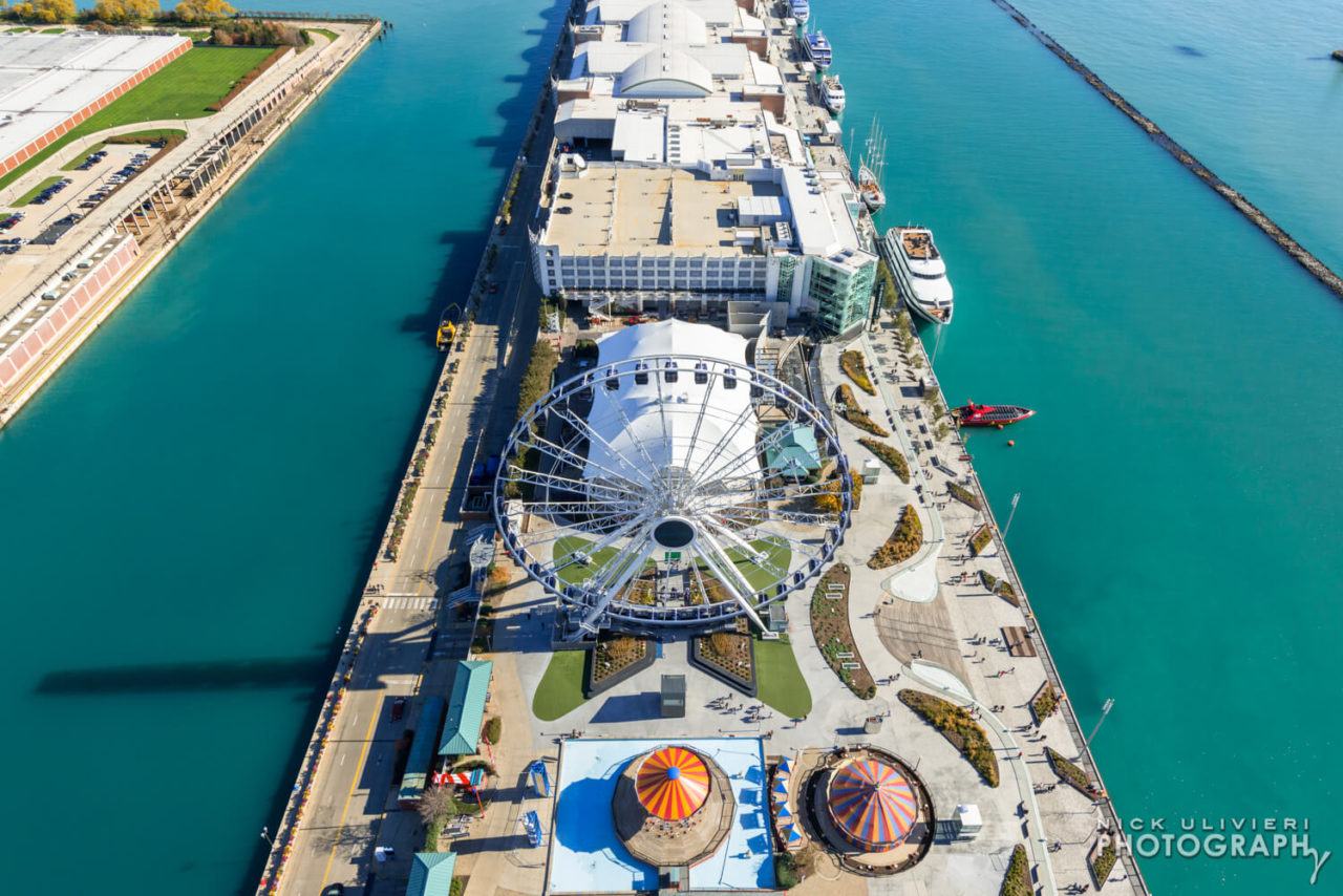 Aerials over Navy Pier