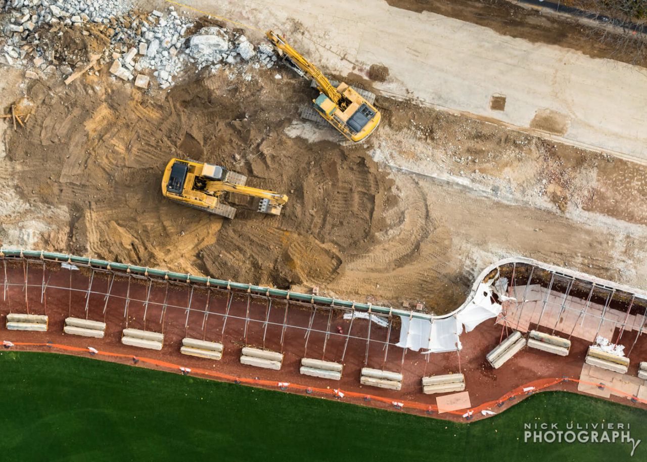 Wrigley Field bleacher renovation