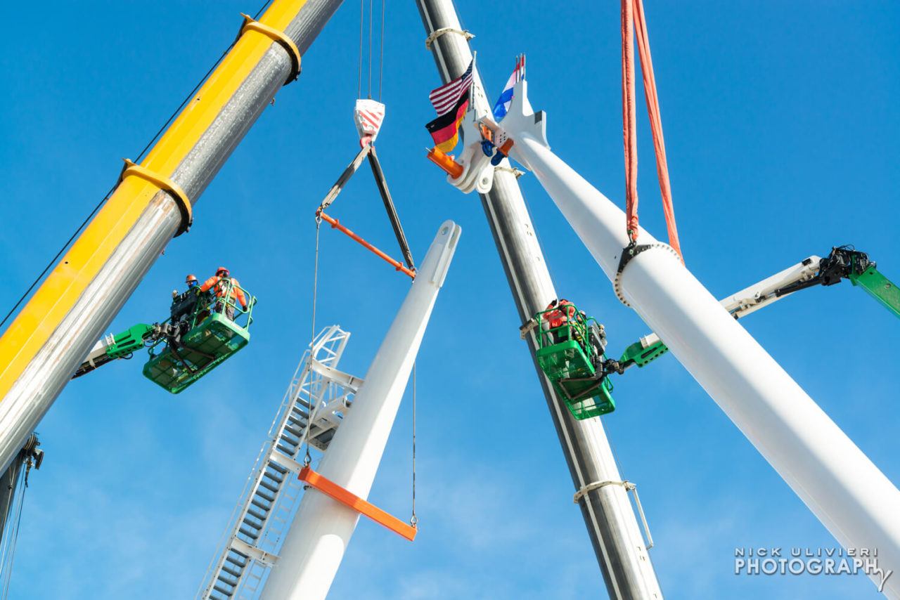 Ferris wheel struts  For Navy Pier