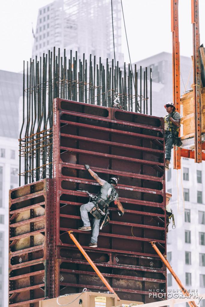 Wolf Point East formwork installation