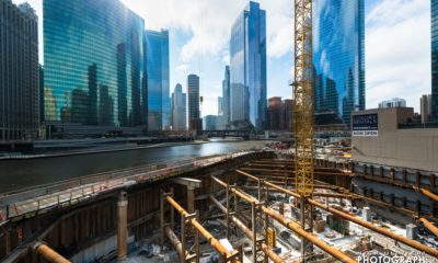 Wolf Point Easts cofferdam