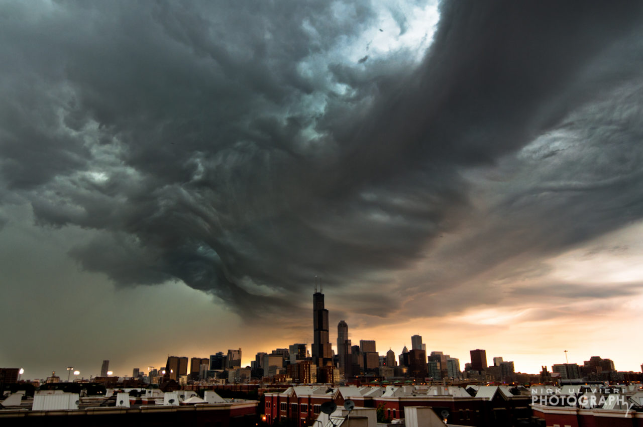 The backside of a shelf cloud The Whale8217s Mouth