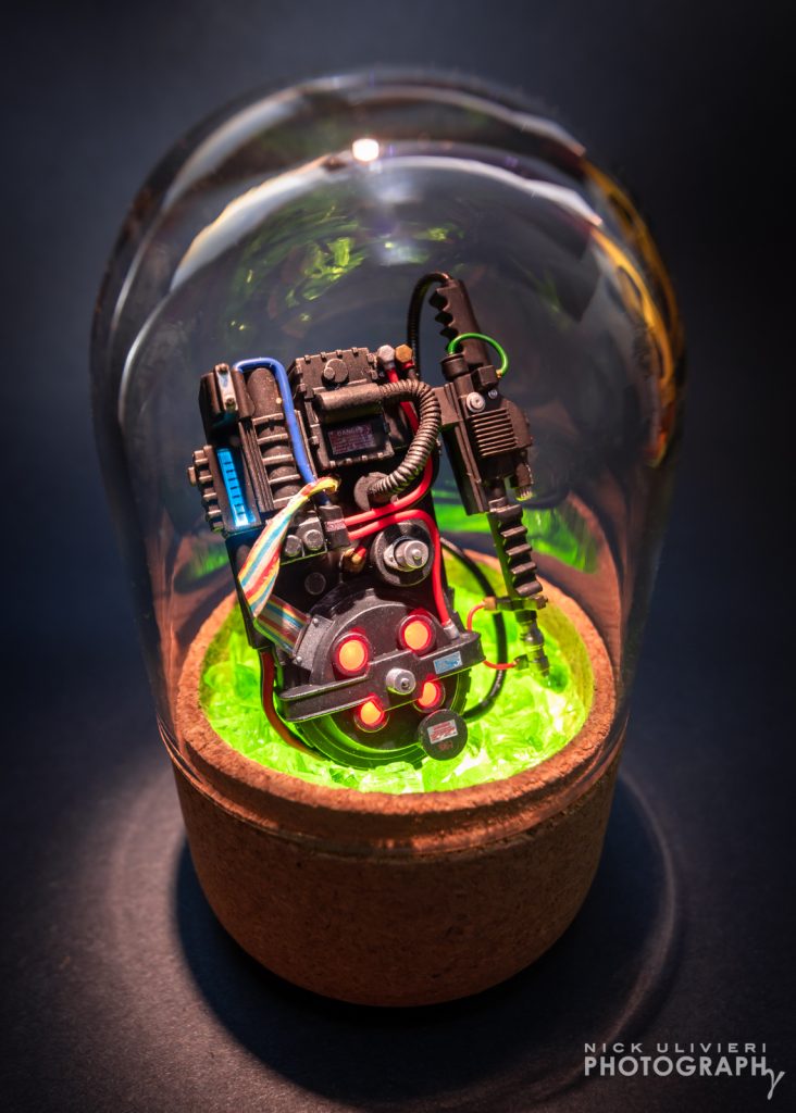 A 'clean' shot of the Ghostbusters Terrarium without any creative lighting. 