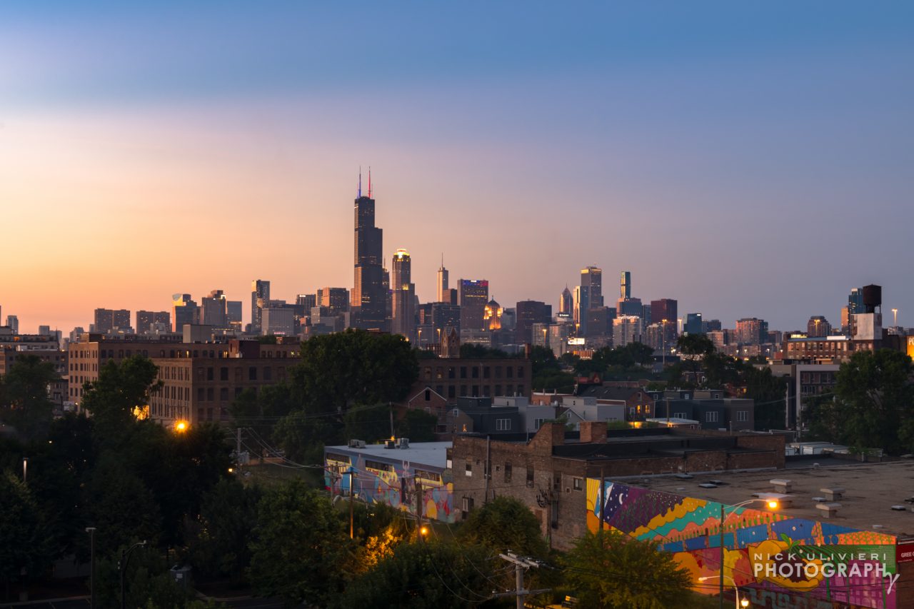 The view from Lacuna Lofts before the show started