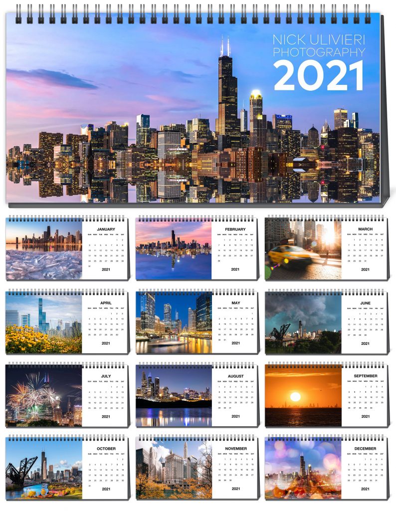 2021 Desktop Calendar