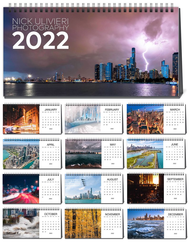 2022 Desktop Calendar  Nick Ulivieri Photography