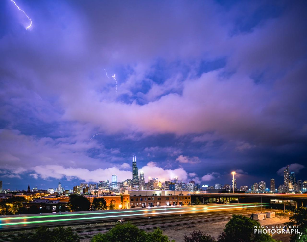 Lightning + trains