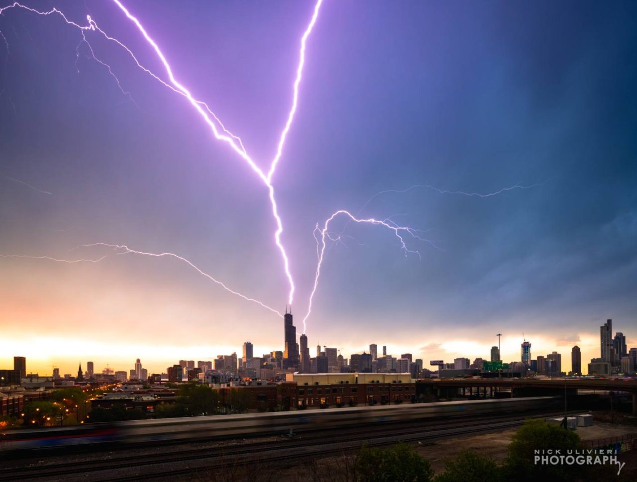 Lighting over the tracks